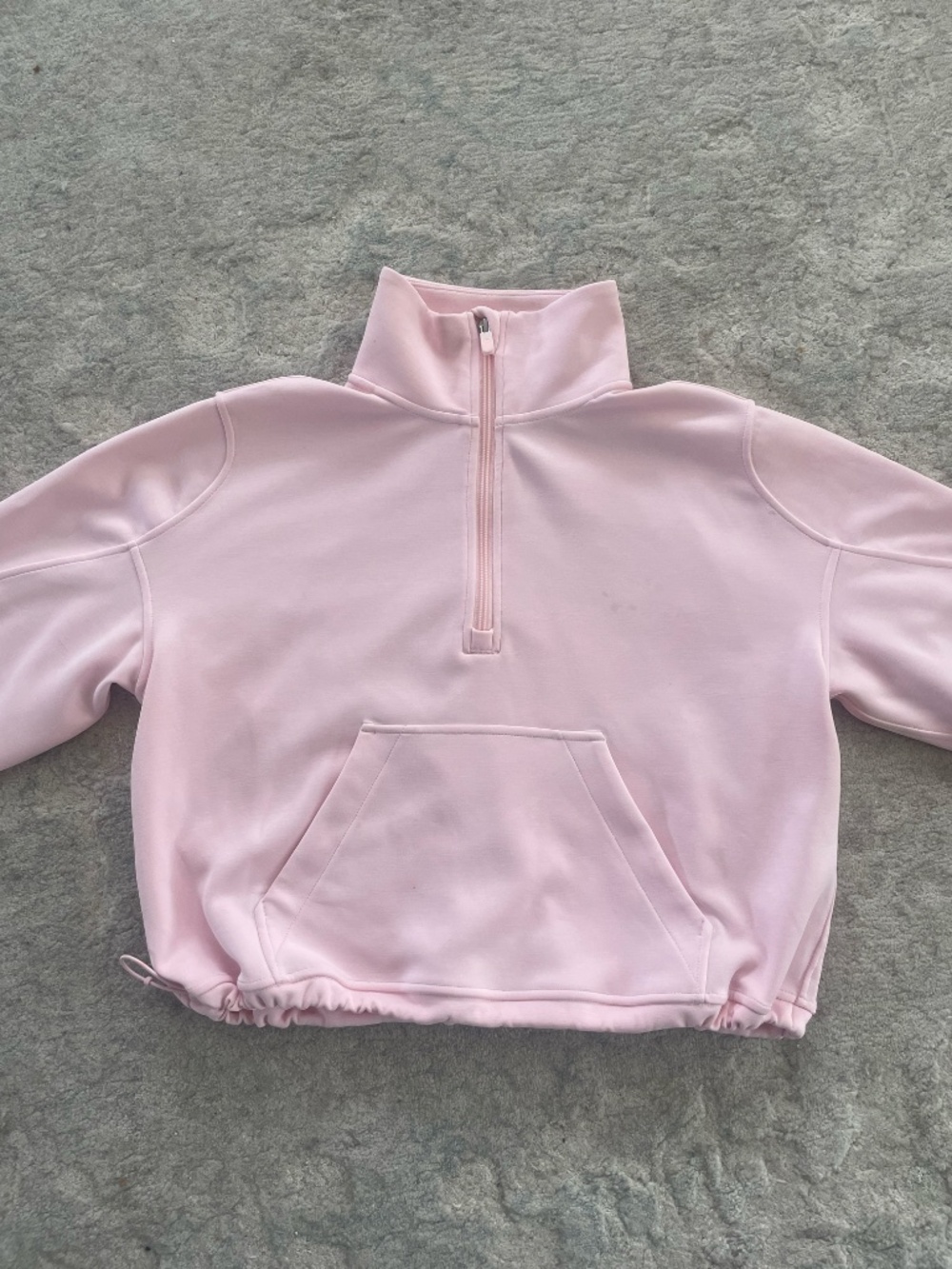 Lululemon Softstreme Half-Zip | Light Pink | Size 6 - Picture 3 of 13